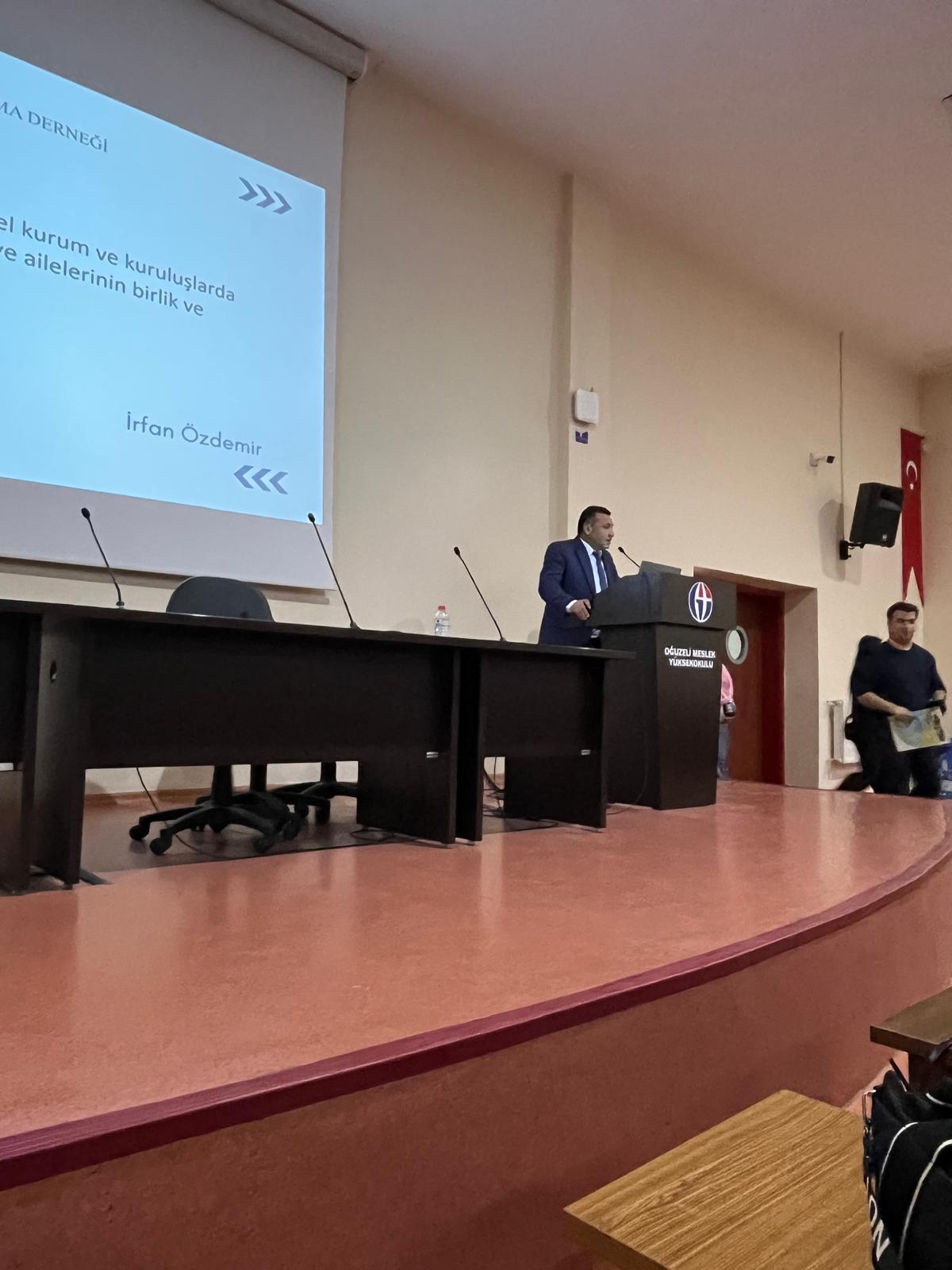 Gaziantep Üniversitesi Oğuzeli Meslek Yüksek Okulu'nda Seminer – Özel Güvenliğin Geleceği ve Kariyer Gelişimi - Fotoğraf 2